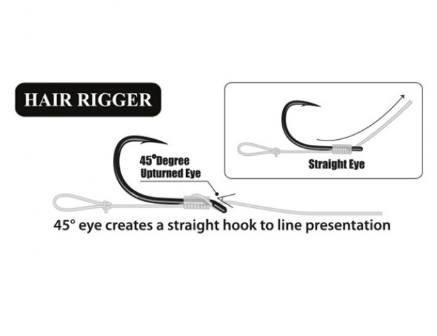 Háčiky Gamakatsu Power Carp Hair Rigger / Háčiky / očkové háčiky